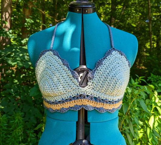 Seafoam Sighs Crochet Bralette